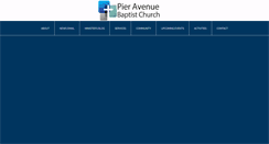 Desktop Screenshot of pieravenuebaptistchurch.org.uk